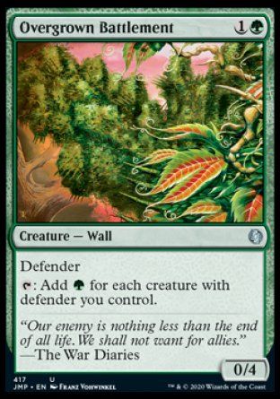 Overgrown Battlement (Jumpstart) Trading Card