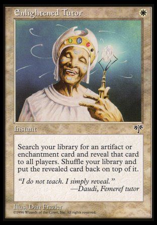 Enlightened Tutor (Mirage) Trading Card