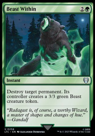 Beast Within (The Lord of the Rings Commander Decks) Trading Card