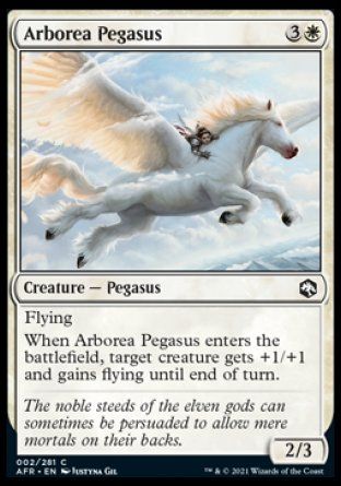 Arborea Pegasus (Dungeons & Dragons: Adventures in the Forgotten Realms) Trading Card