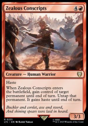 Zealous Conscripts (The Lord of the Rings Commander Decks)