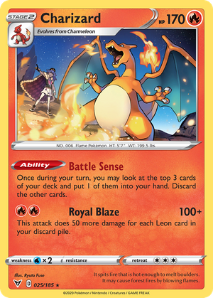 Charizard (25/185) - Vivid Voltage
