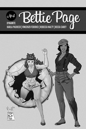 Bettie Page #4 (20 Copy Federici Homage B&w)