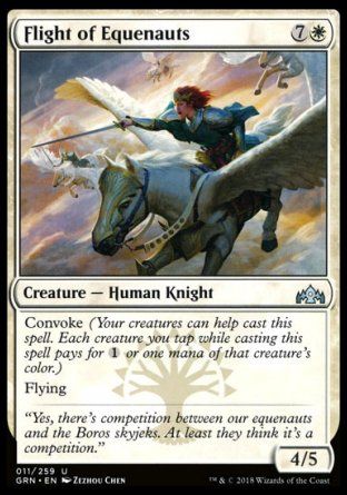 Flight of Equenauts (Guilds of Ravnica) Trading Card