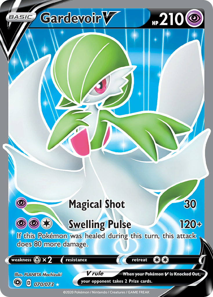 Gardevoir V (70/73) - Champion's Path Pokémon Card