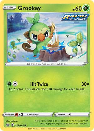 Grookey (16/198) - Chilling Reign