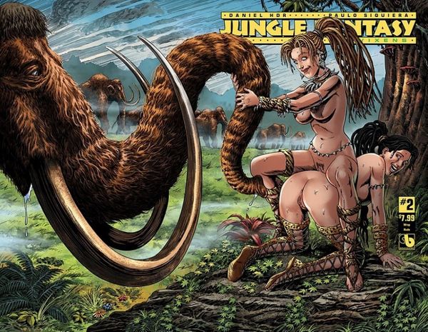 Jungle Fantasy: Vixens #2 (Wrap Nude Cover)