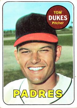 Tom Dukes 1969 Topps #223 Sports Card