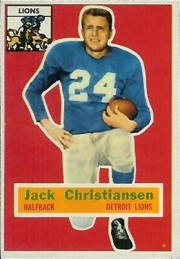 Jack Christiansen 1956 Topps #20 Sports Card