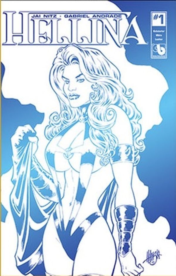 Hellina  #1 (Blue Foil Leather Edition)
