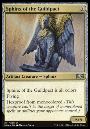 Sphinx of the Guildpact (Ravnica Allegiance) Trading Card