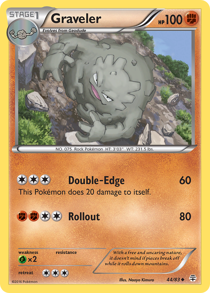 Graveler (44/83) - Generations Pokémon Card