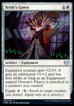 Bride's Gown (Innistrad: Crimson Vow) Trading Card