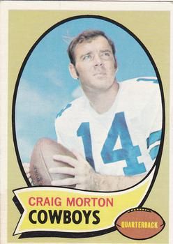 Craig Morton 1970 Topps #139 Sports Card