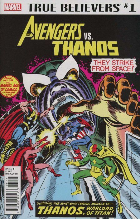 True Believers: Avengers vs. Thanos #1 Comic