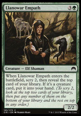 Llanowar Empath (Magic Origins) Trading Card