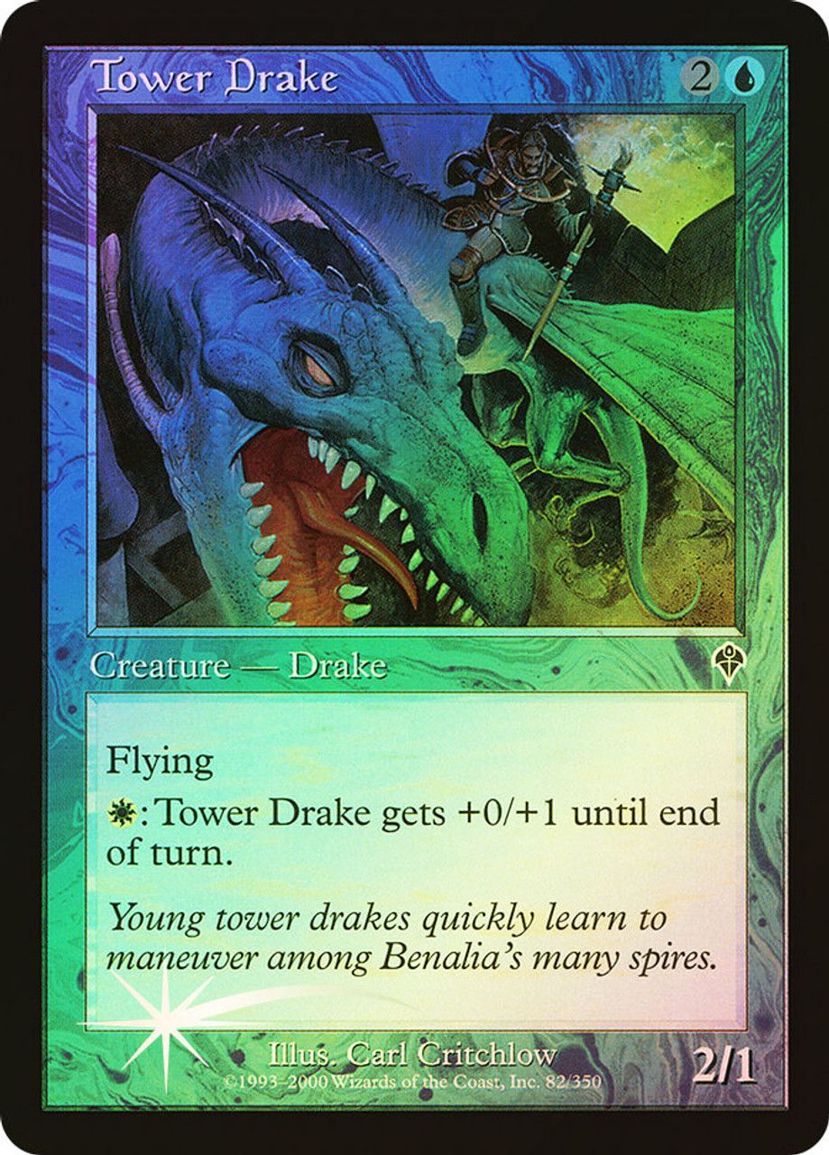 Tower Drake (Invasion - Foil) Trading Card