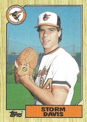 Storm Davis 1987 Topps #349