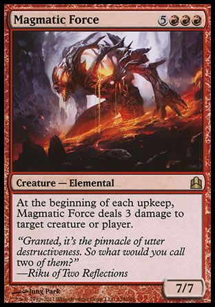 Magmatic Force (MTG Commander) Trading Card