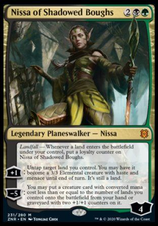 Nissa of Shadowed Boughs (Zendikar Rising) Trading Card