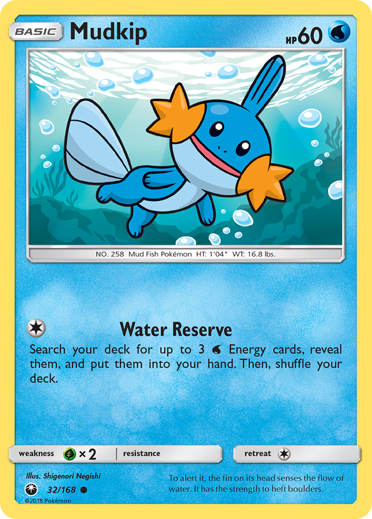 Mudkip (32/168) - Celestial Storm Pokémon Card