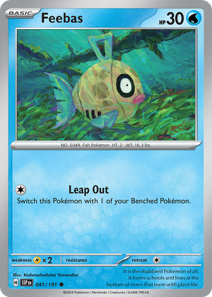 Feebas (41/191) - Surging Sparks