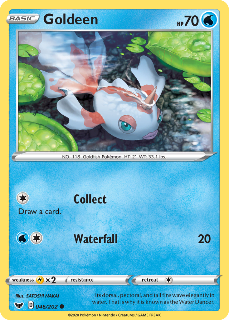 Goldeen (46/202) - Sword & Shield Pokémon Card