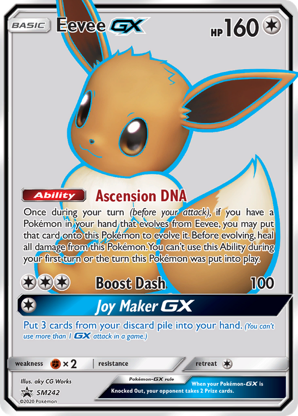 Eevee GX (SM242) - SM Black Star Promos