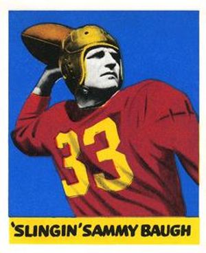 Sammy Baugh 1948 Leaf Football #34 (Red Jersey)