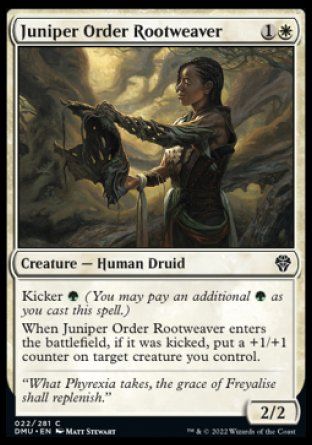 Juniper Order Rootweaver (Dominaria United) Trading Card