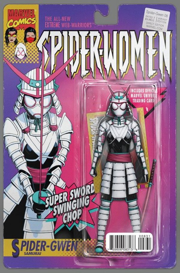 Spider-Gwen #8 (Action Figure Variant Cover)
