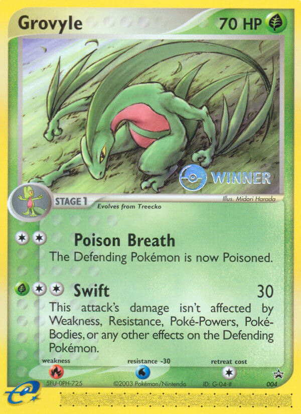 Grovyle (4/40) - Nintendo Black Star Promos Pokémon Card