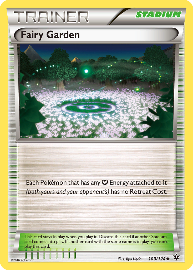 Fairy Garden (Trainer: Stadium) (100/124) - Fates Collide Pokémon Card