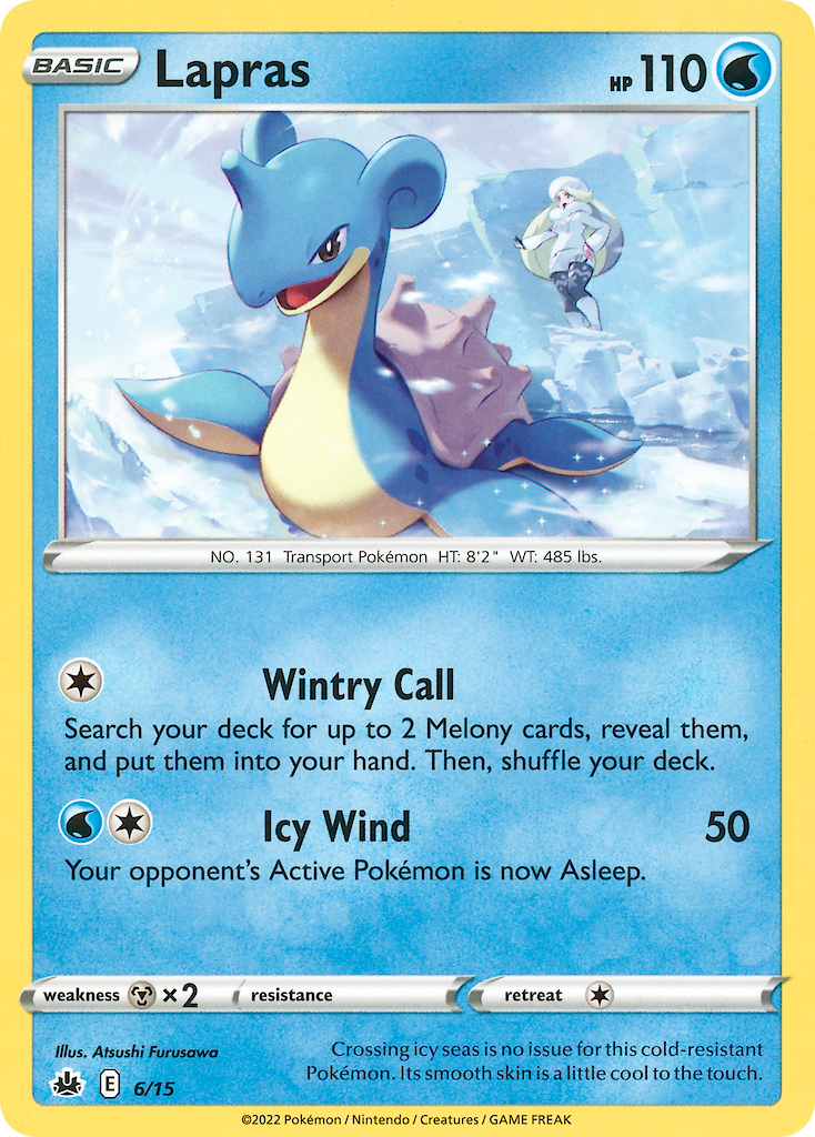 Lapras (6/15) - McDonald's Collection 2022 Pokémon Card