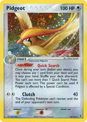 Pidgeot (10/112) - FireRed & LeafGreen (Reverse Holo)