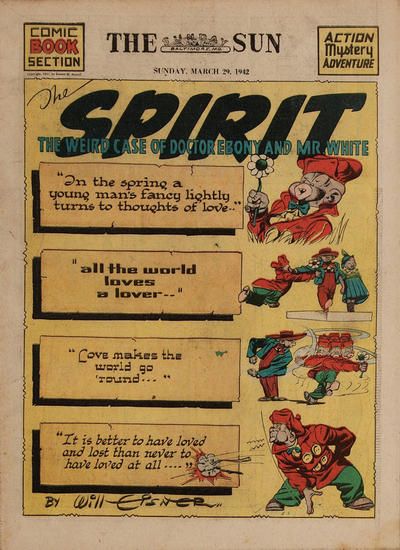 Spirit Section #3/29/1942 Comic