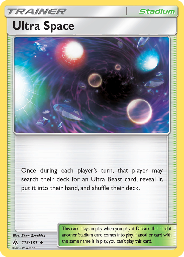 Ultra Space (Trainer: Stadium) (115/131) - Forbidden Light Pokémon Card