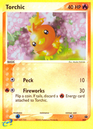 Torchic (8/40) - Nintendo Black Star Promos