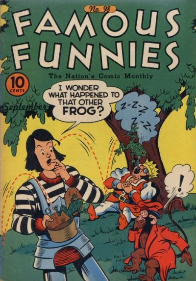 Famous Funnies #98 Comic