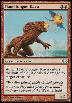 Flametongue Kavu (Planechase decks)