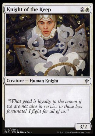 Knight of the Keep (Throne of Eldraine) Trading Card