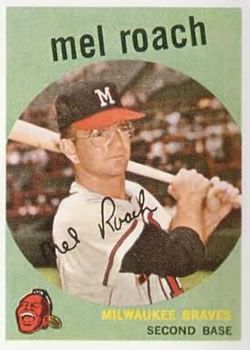 Mel Roach 1959 Topps #54 Sports Card