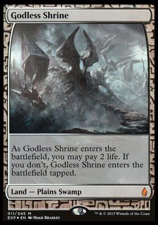 Godless Shrine (Zendikar Expeditions) Trading Card