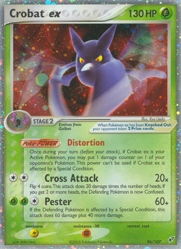 Crobat ex (96/107) - Deoxys Pokémon Card