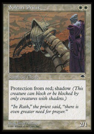 Soltari Priest (Tempest) Trading Card