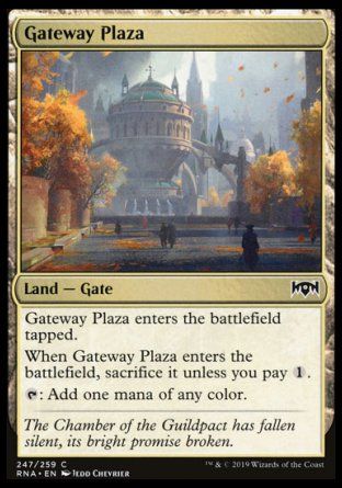 Gateway Plaza (Ravnica Allegiance) Trading Card