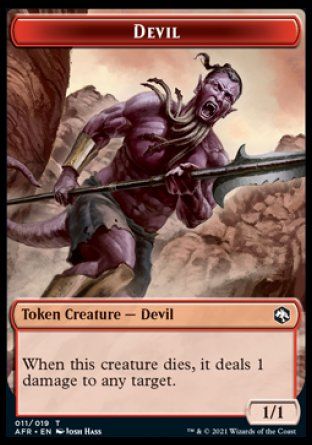 Devil (Dungeons & Dragons: Adventures in the Forgotten Realms) Trading Card