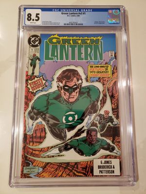 Green Lantern #1 CGC 9.8 White Pages Carlos Pacheco Cover 