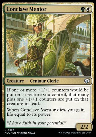 Conclave Mentor (March of the Machine Commander Decks) Trading Card