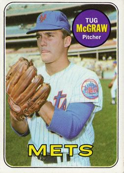 Tug McGraw 1969 Topps #601 Sports Card